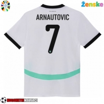 Ženske Nogometnih dresov Avstrija Marko Arnautovic #7 Gostujoči EP 2024 Kratki rokavi